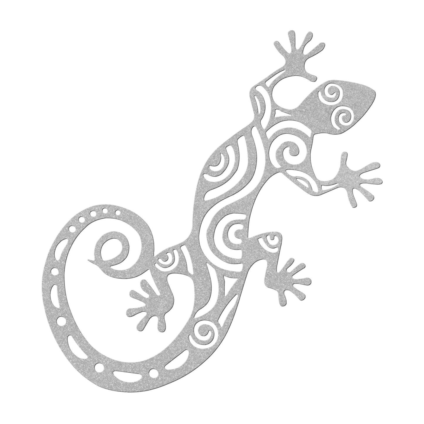 Tribal Lizard Metal Wall Art