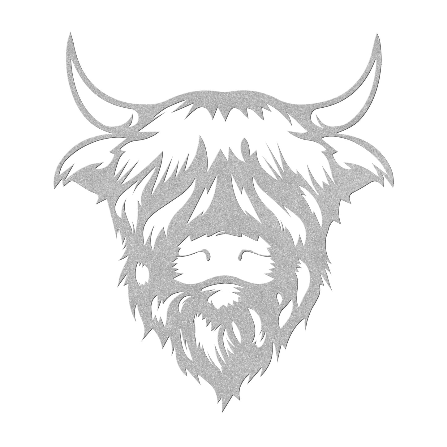 Beautiful highlands Cow Metal Wall Art