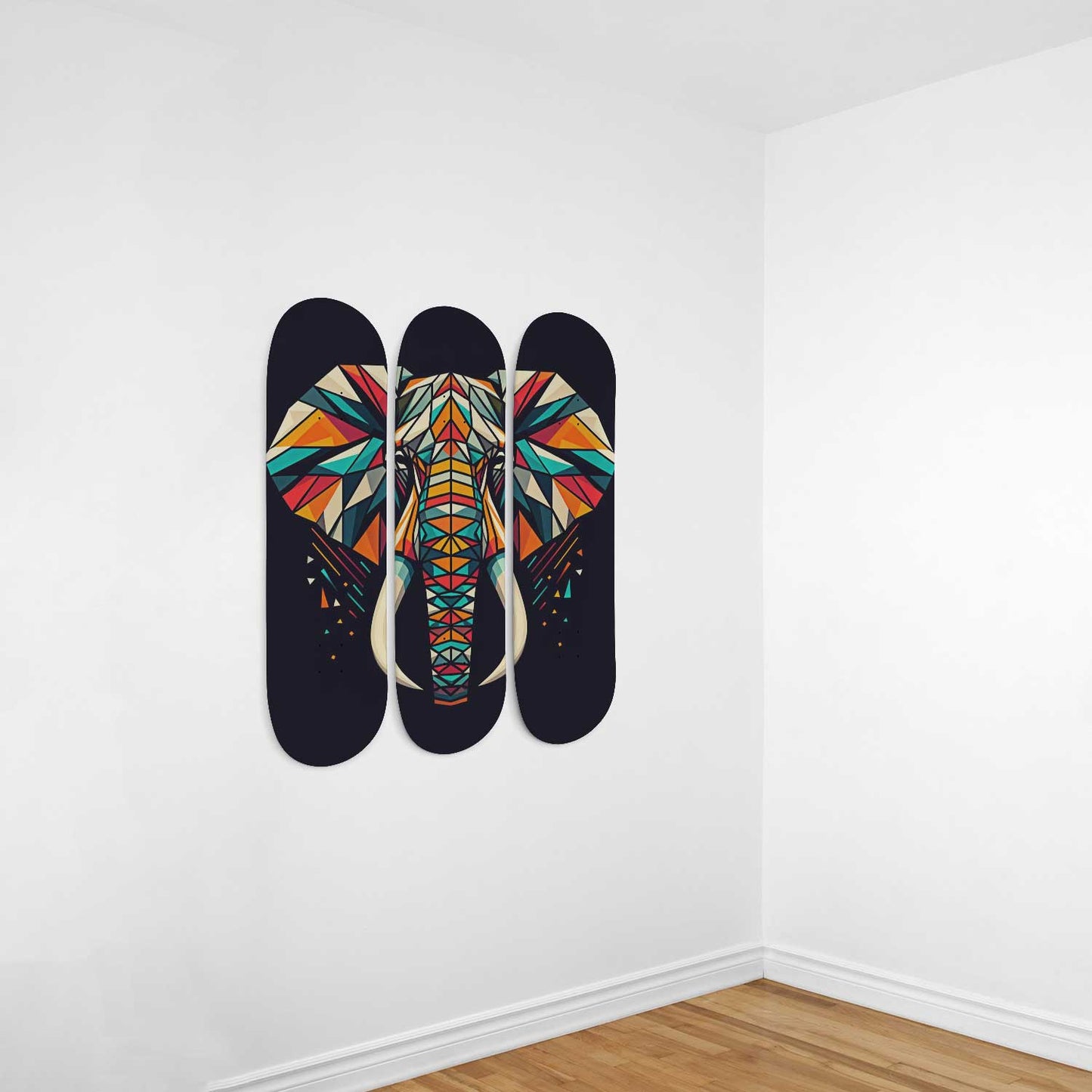 Elephant#2.0 3-Deck Skateboard Wall Art