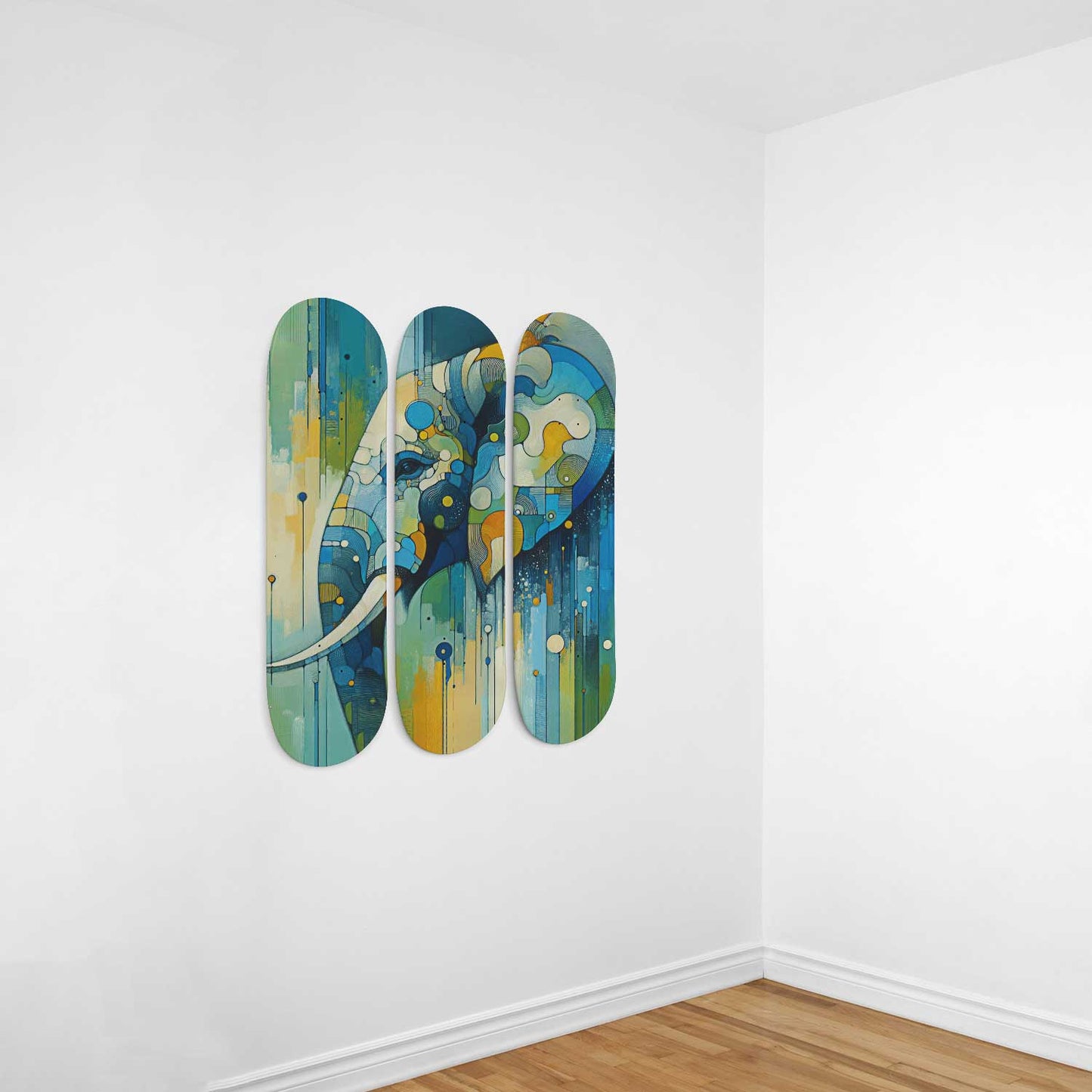 Elephant#5.0 3-Deck Skateboard Wall Art