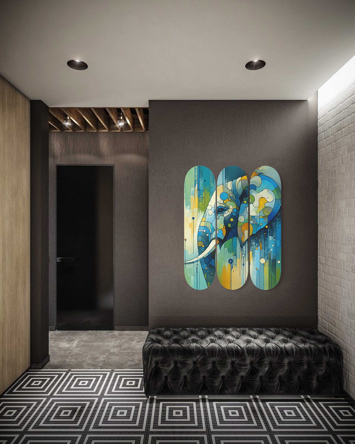 Elephant#5.0 3-Deck Skateboard Wall Art