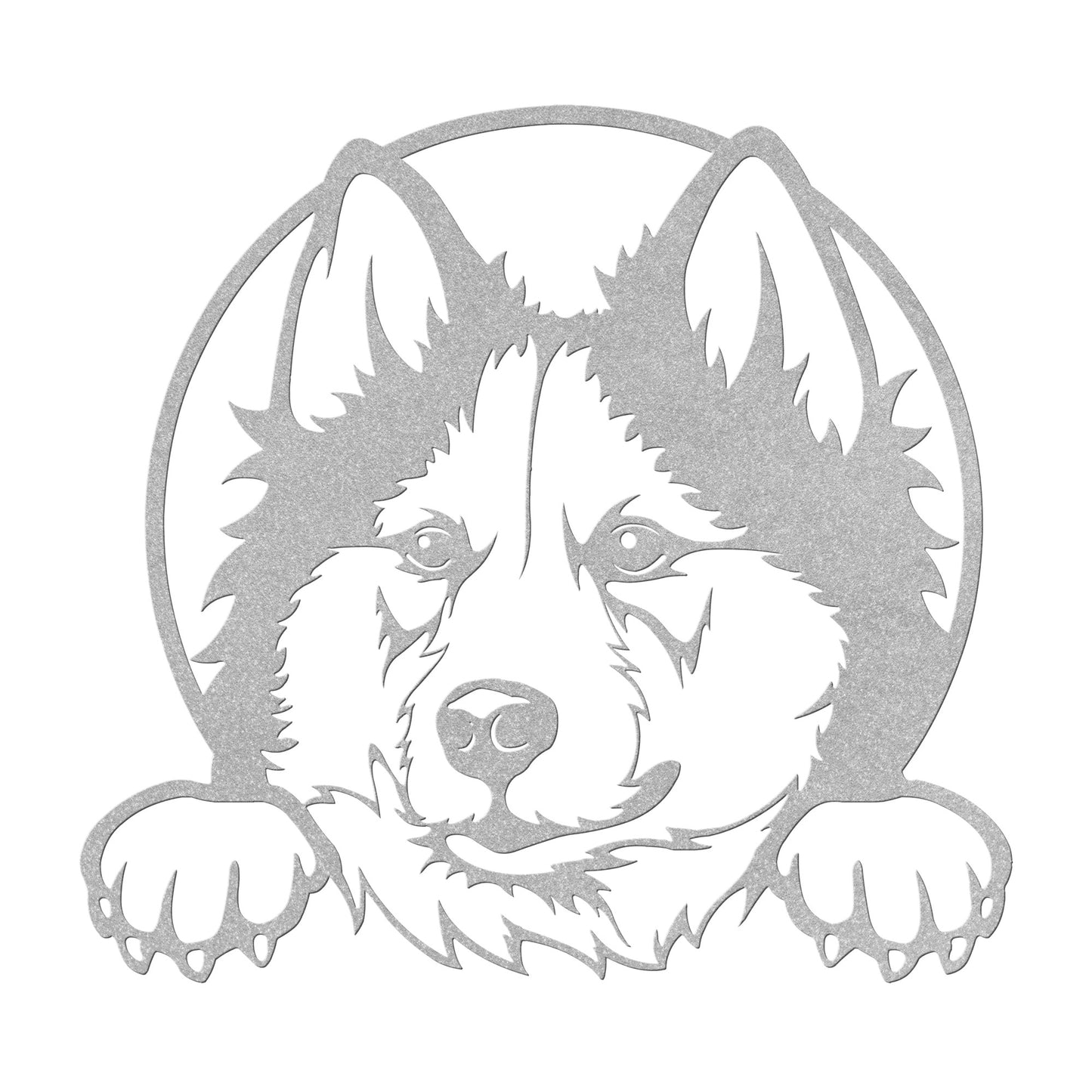 Husky Dog Metal Wall Art