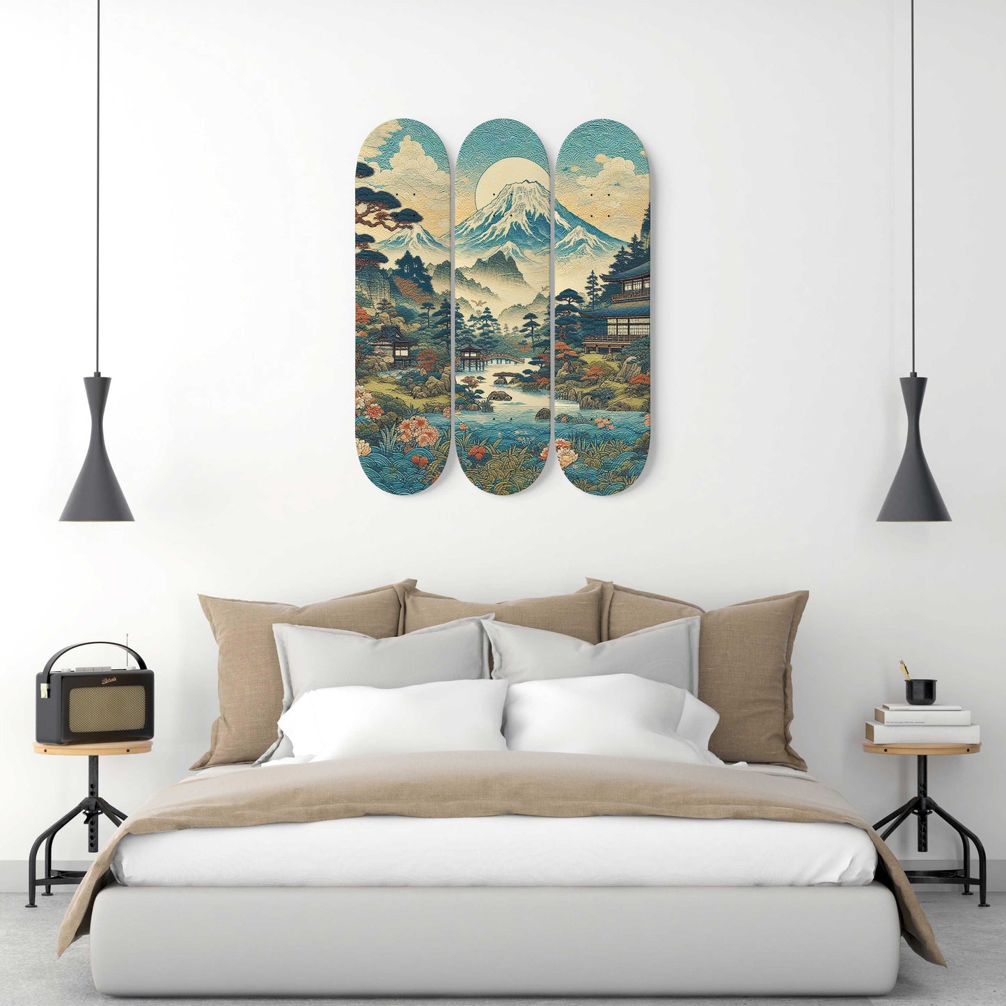 Japanese Wall Art 1.0#3 Deck Skateboard Wall Art