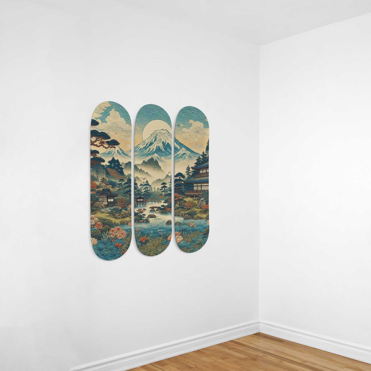 Japanese Wall Art 1.0#3 Deck Skateboard Wall Art