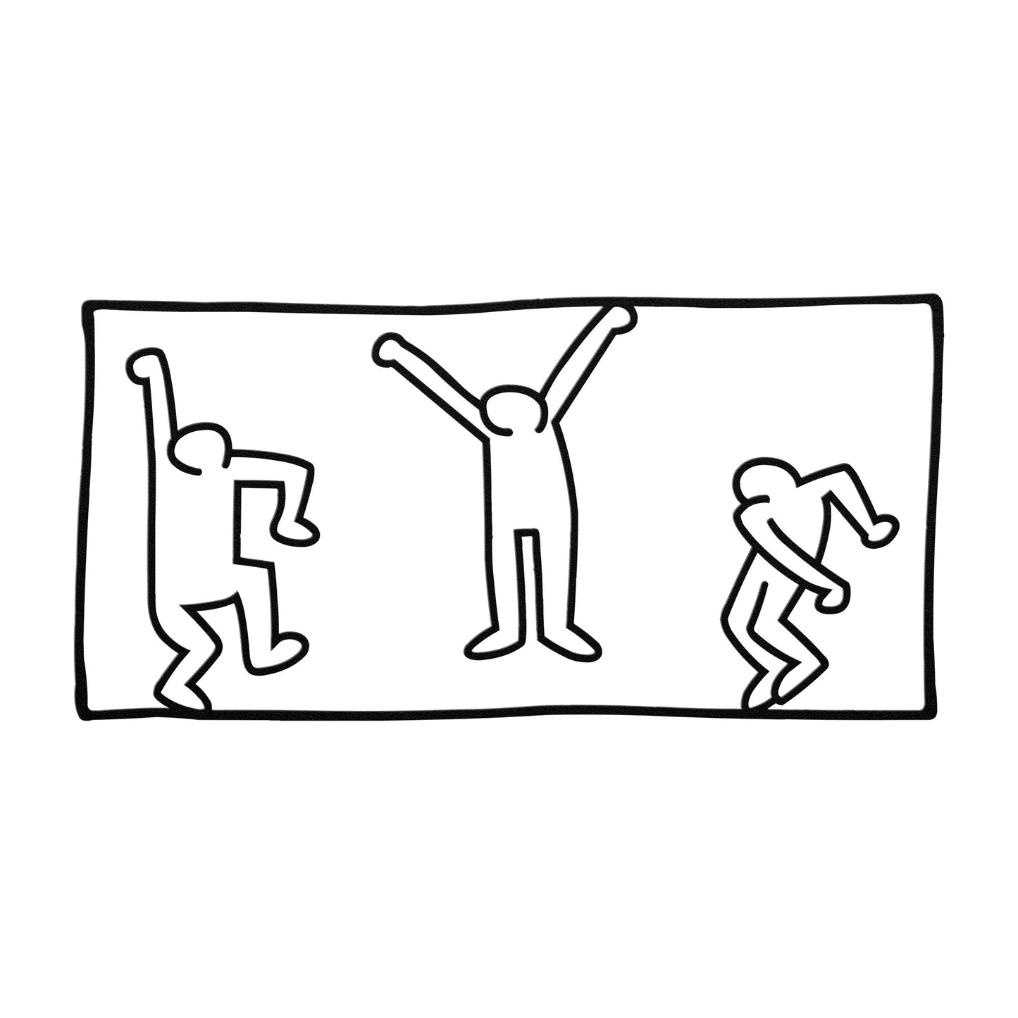 Keith Haring the DANCE Metal Wall Art