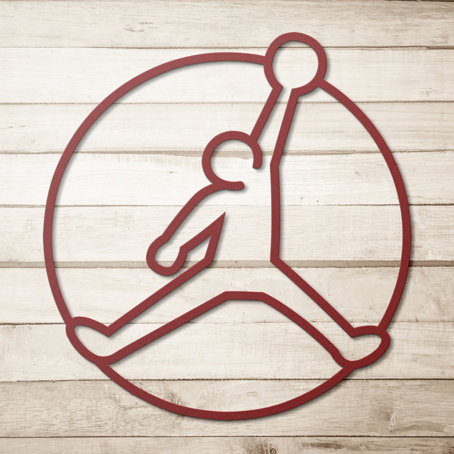 Keith Haring Style AIR JORDAN Basketball Metal Wall Art