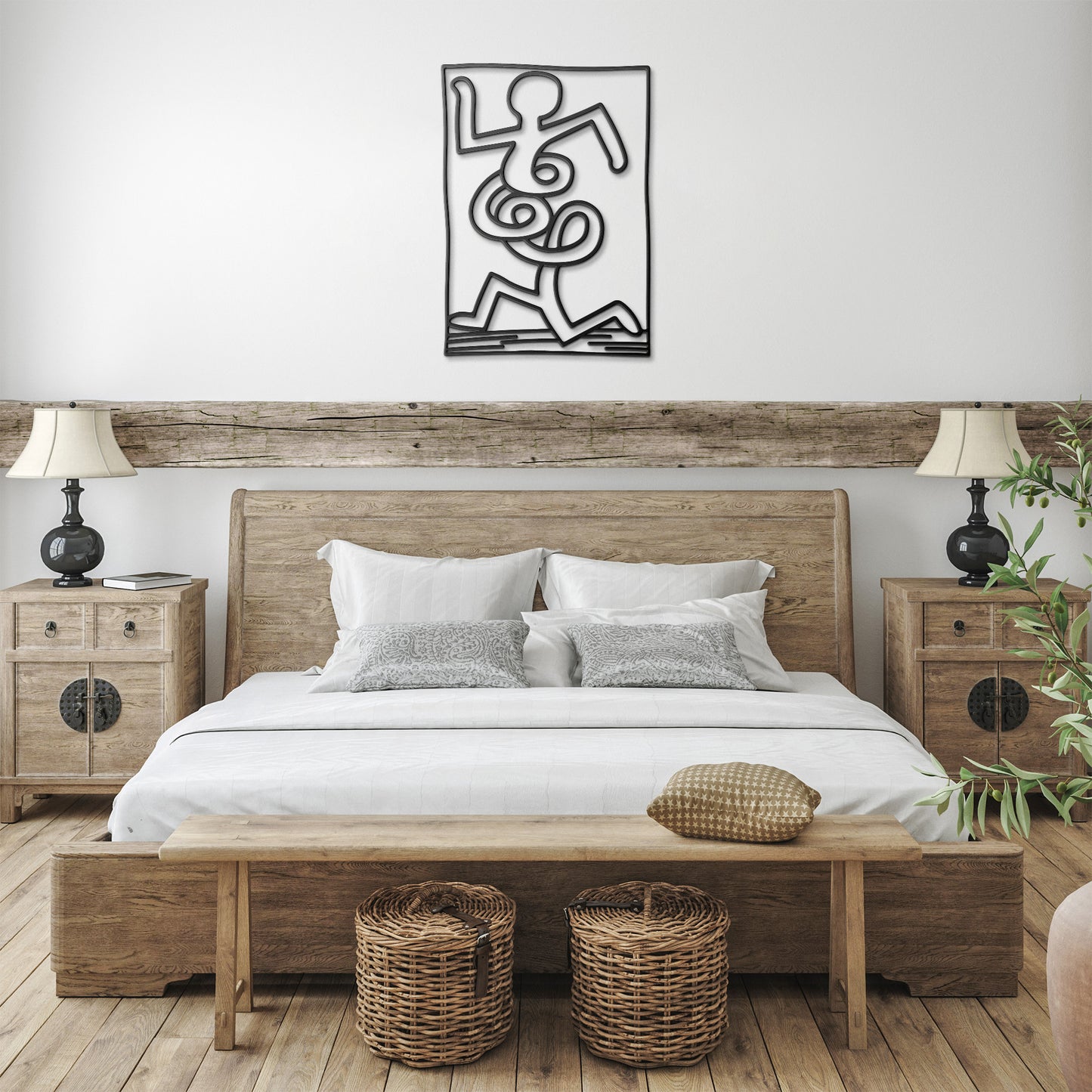 Keith Haring Montreux Jazz Metal Wall Art