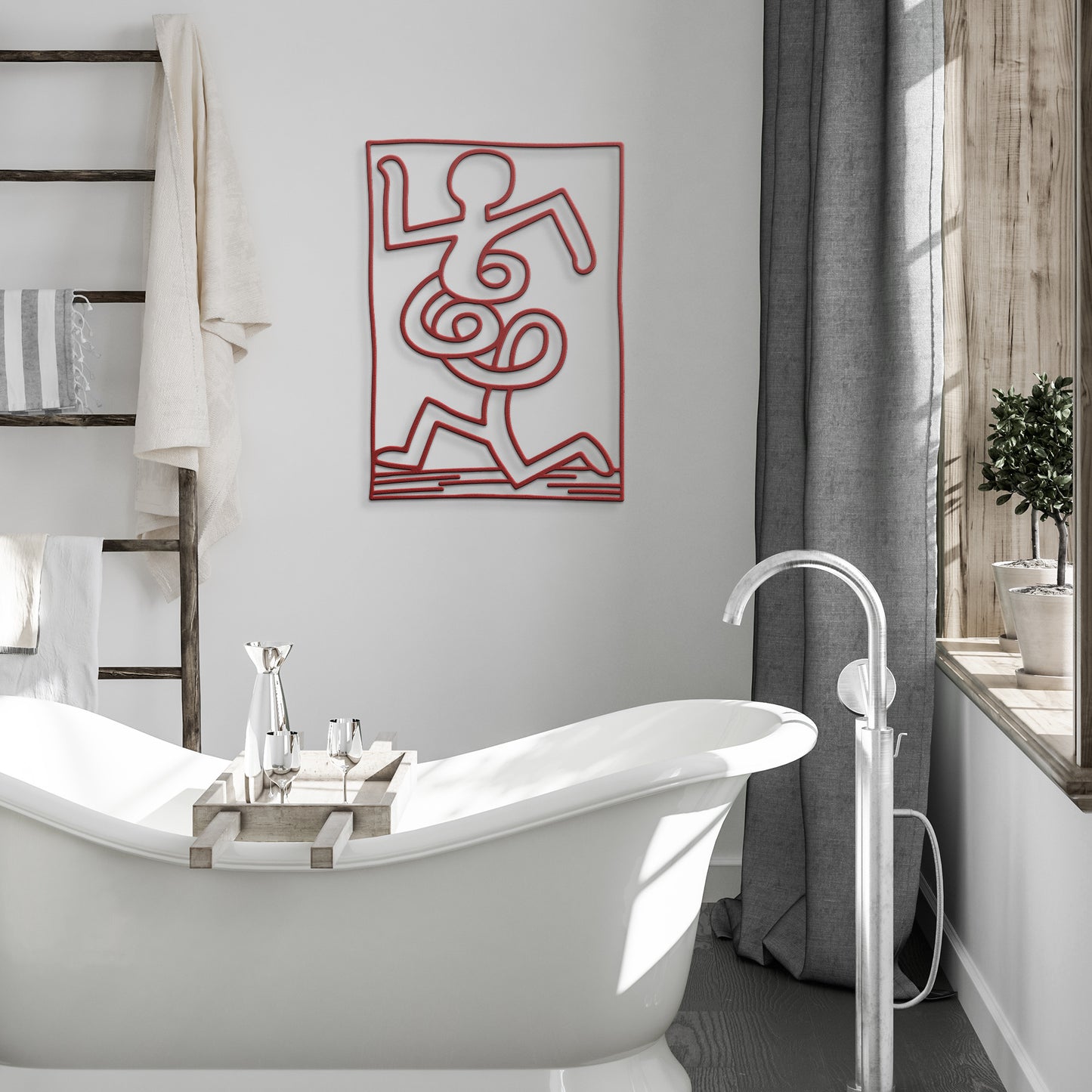 Keith Haring Montreux Jazz Metal Wall Art