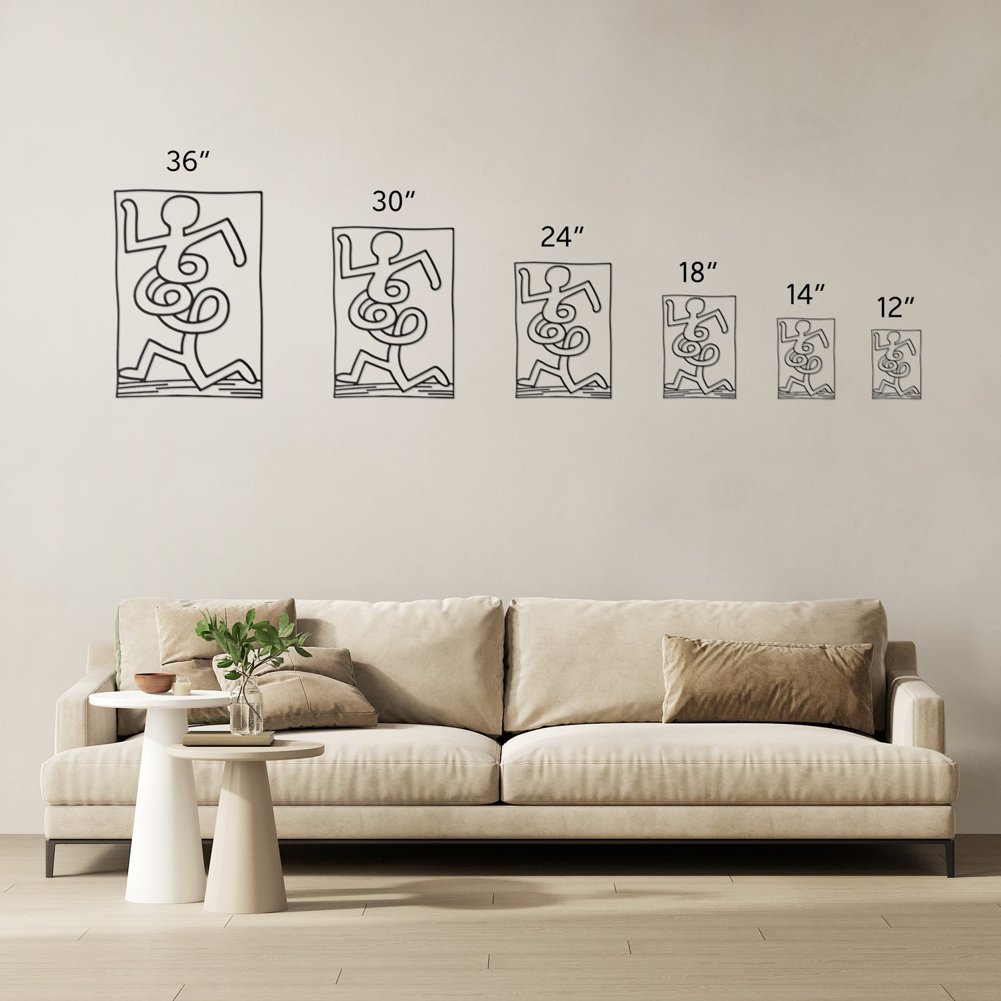 Keith Haring Montreux Jazz Metal Wall Art