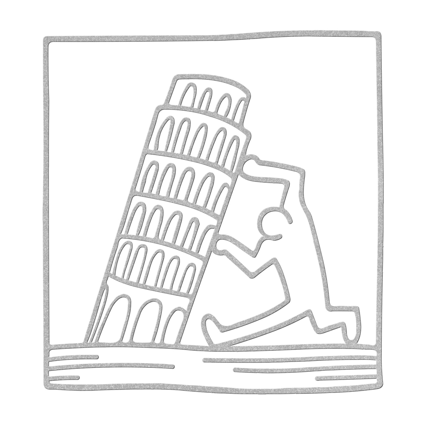 Keith Haring PISA 89 Poster Metal Wall Art