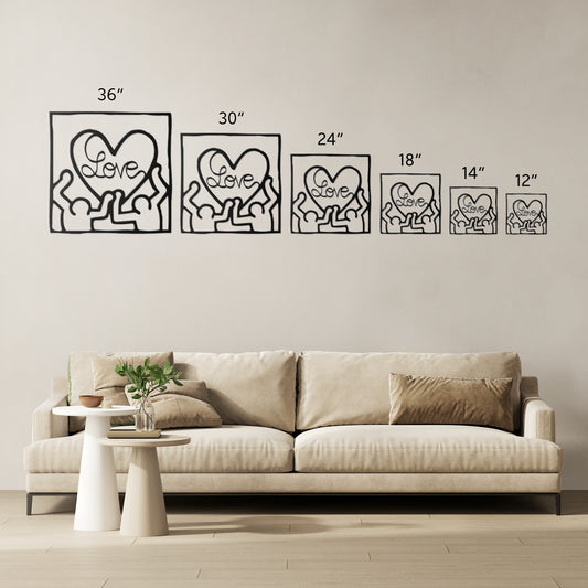 Keith Haring The Radiant Joy Metal Wall Art