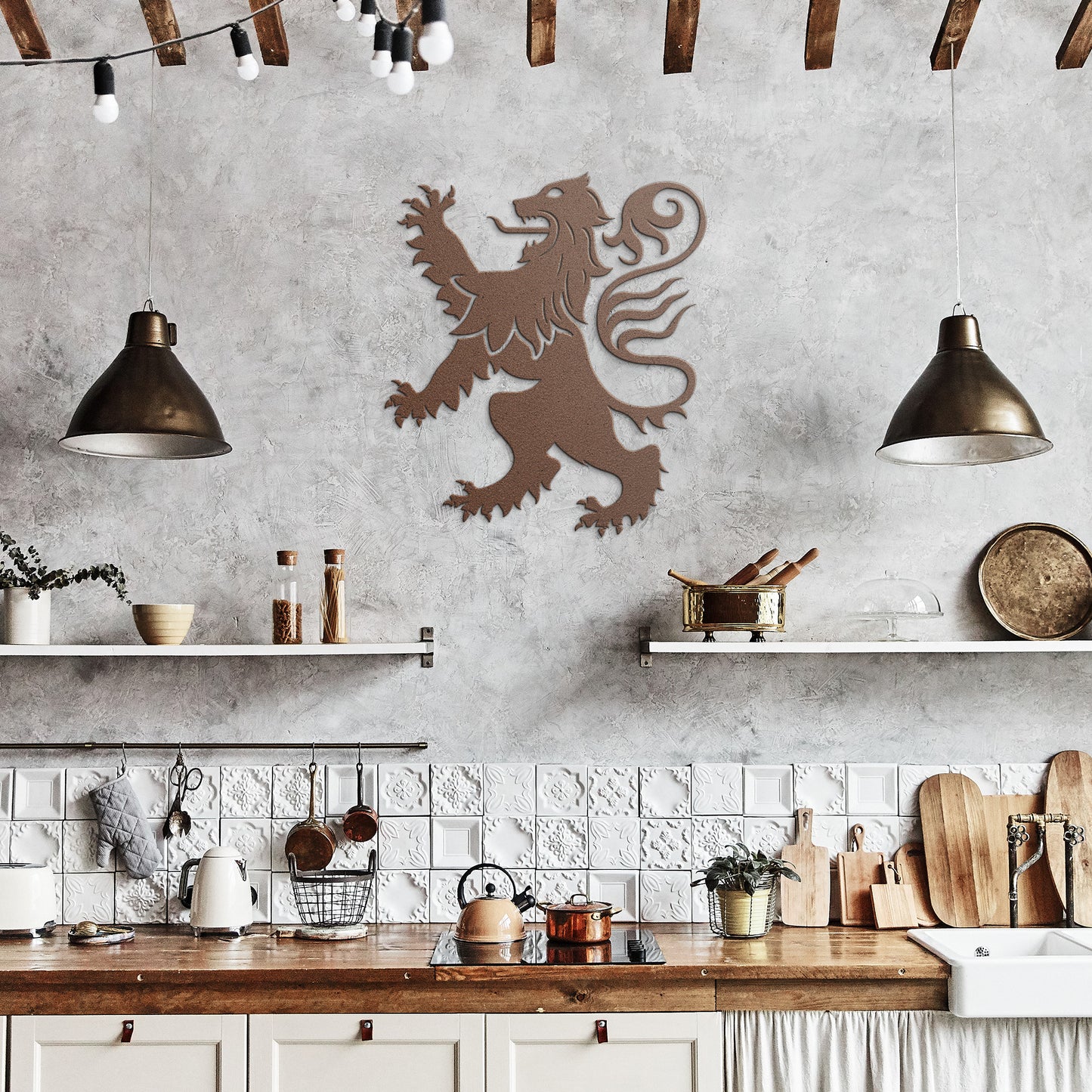 Scottish Lion Rampant Metal Wall Art