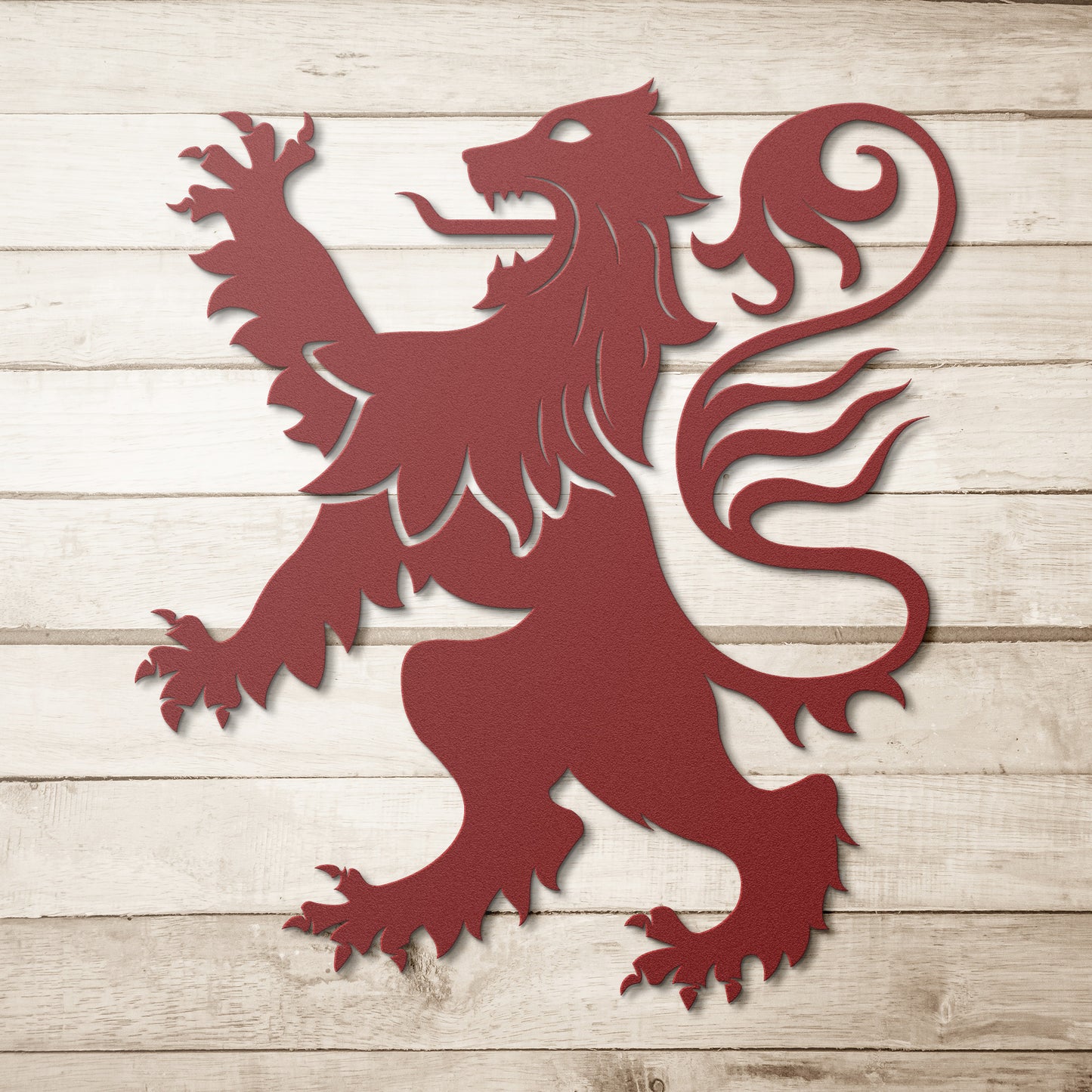 Scottish Lion Rampant Metal Wall Art