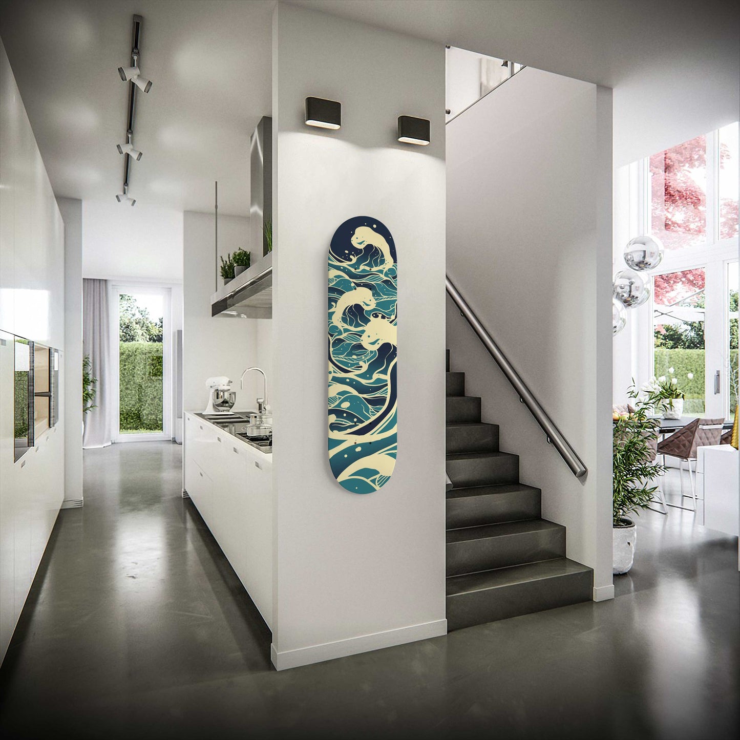 The Great Storm Skateboard Wall Art