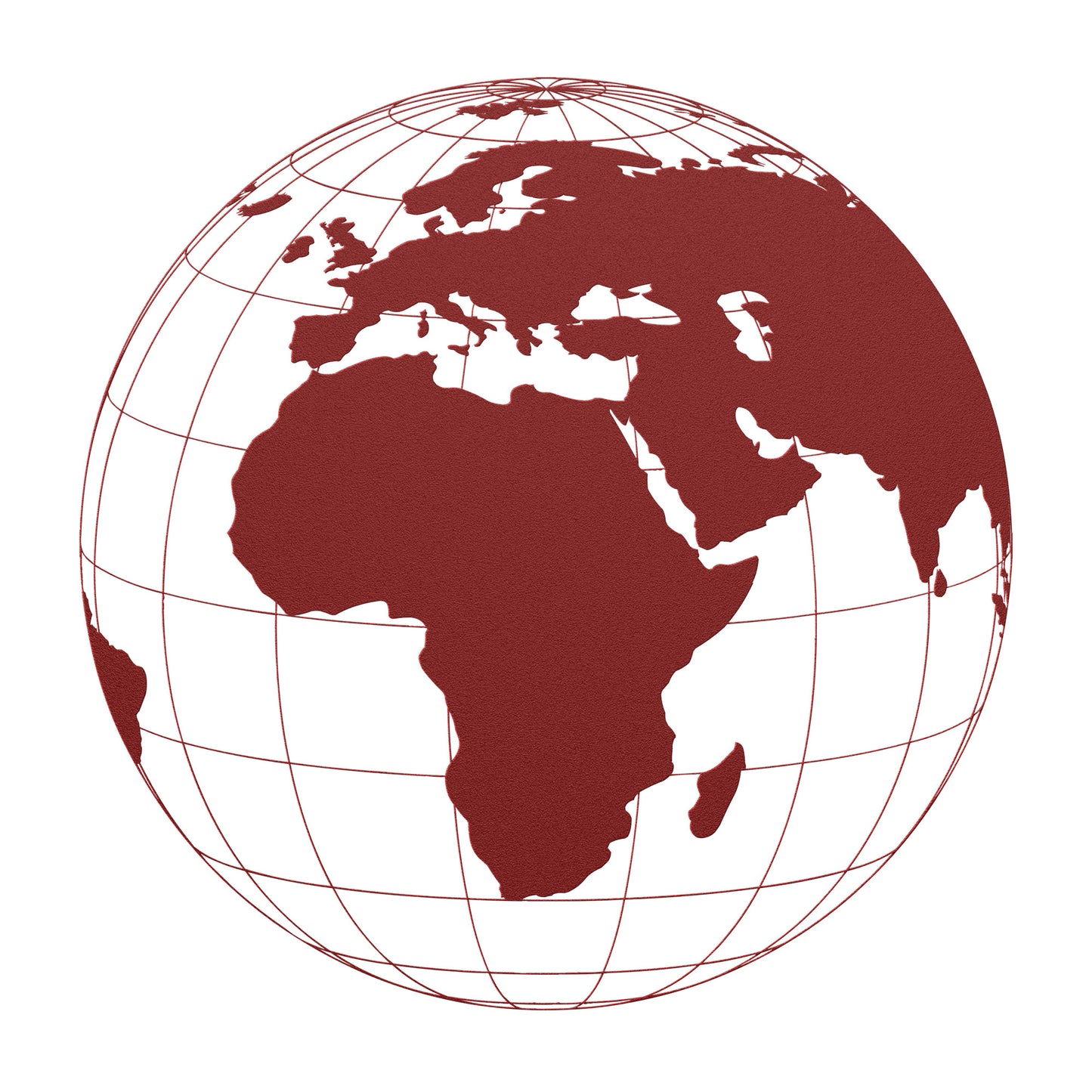 Transparent Earth Metal Wall Art