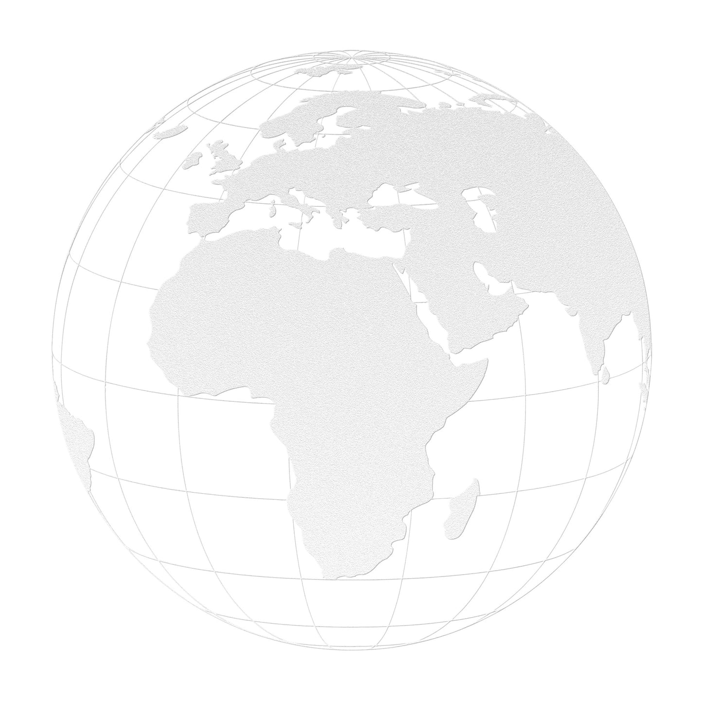 Transparent Earth Metal Wall Art