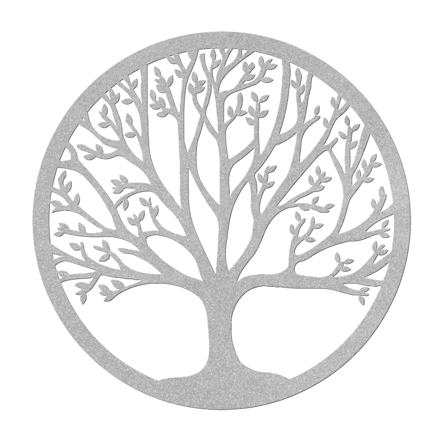 Tree of Life Circle Metal Wall Art