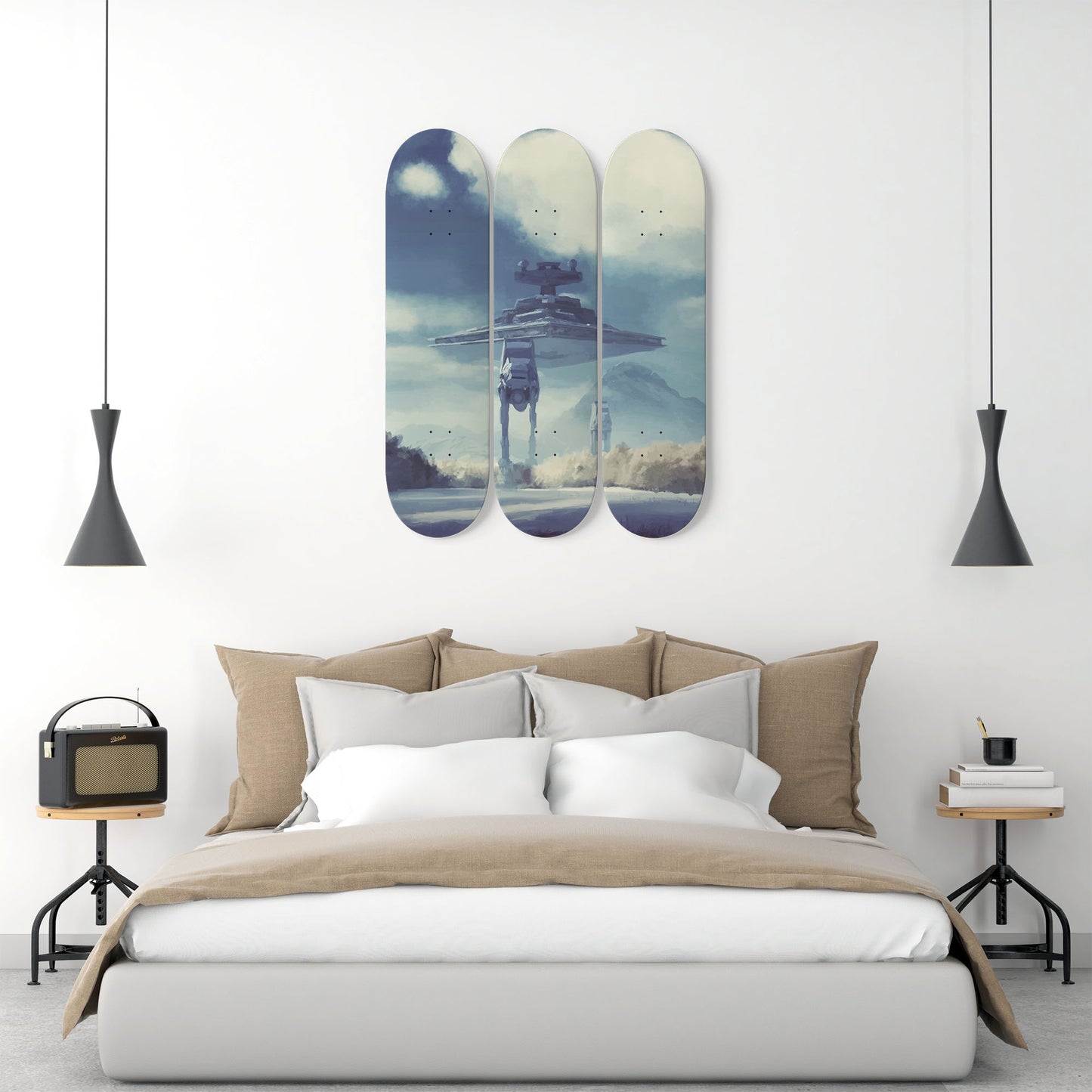 Star Wars - AT-AT WALKER - 3-piece Skateboard Wall Art