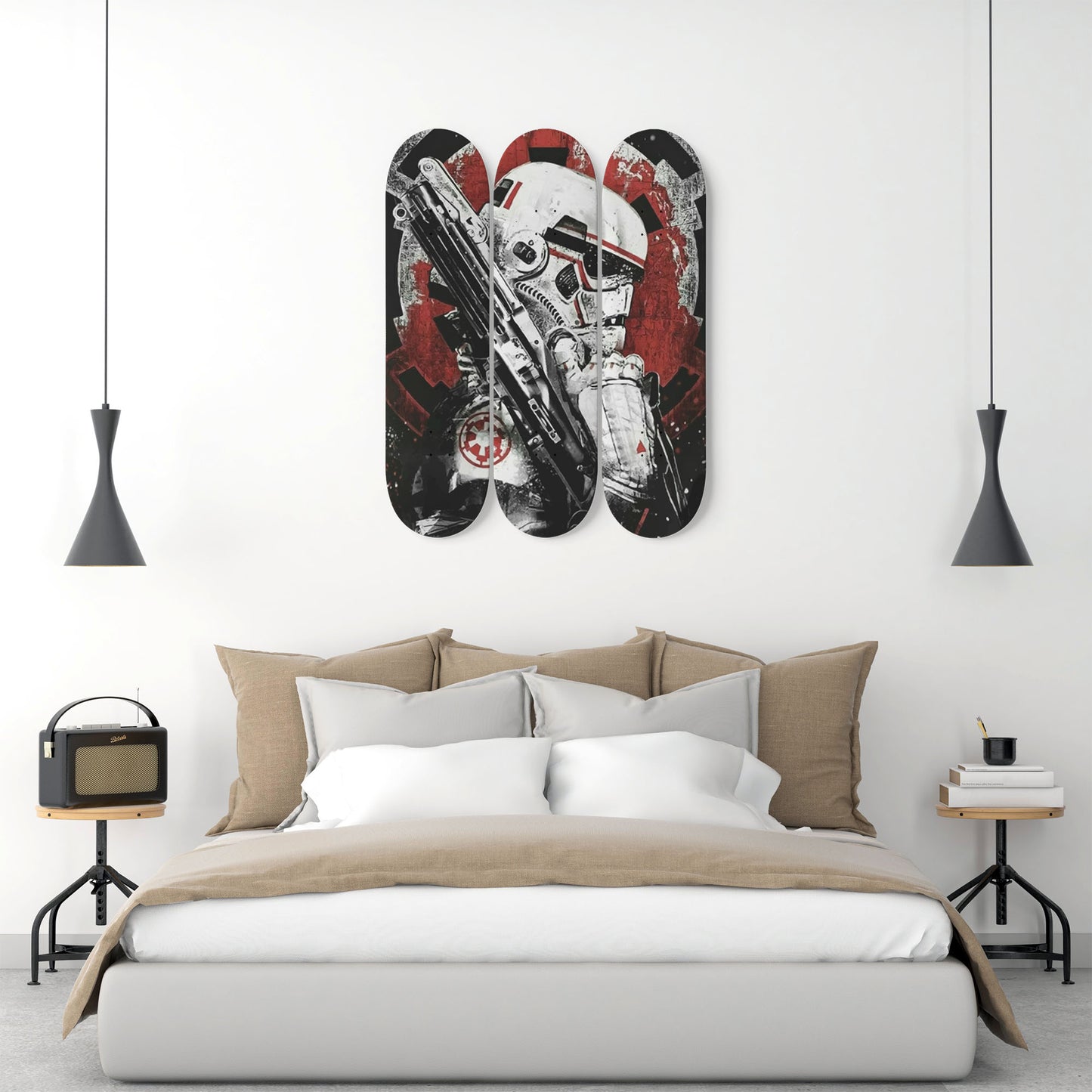 Star Wars - Stormtrooper - 3-piece Skateboard Wall Art