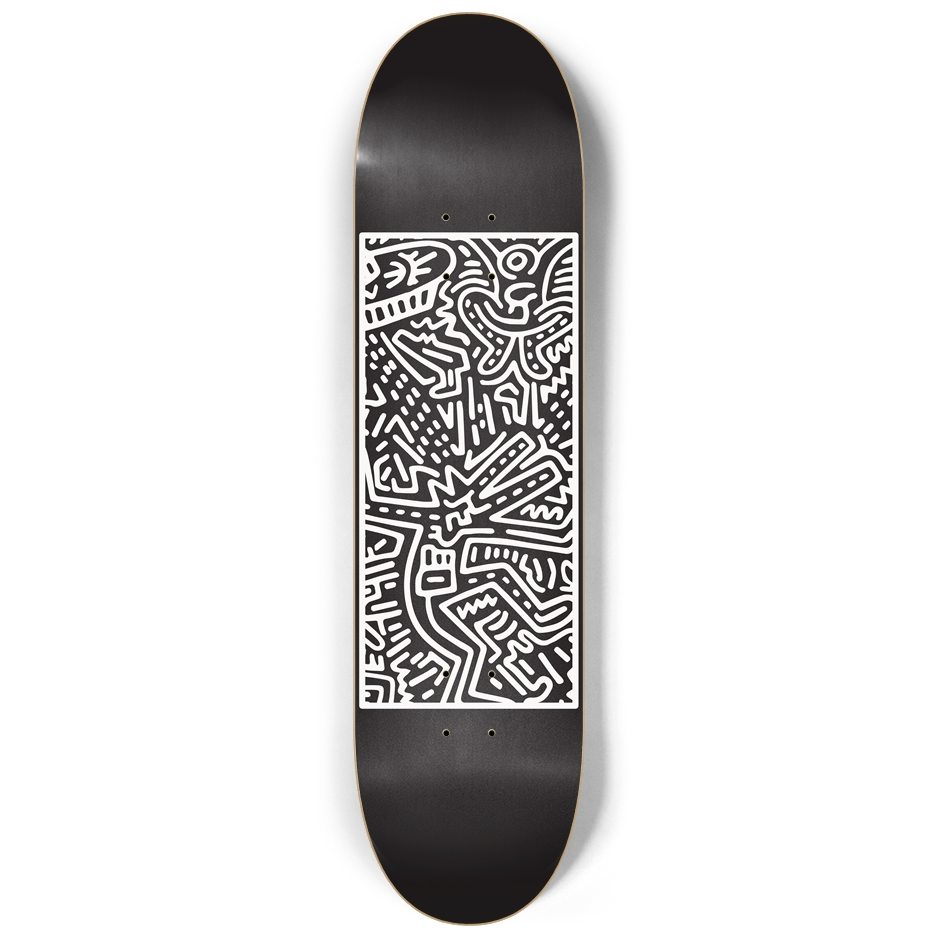 Keith Haring Black And White Edition Retrospect Art V2 - Left BP