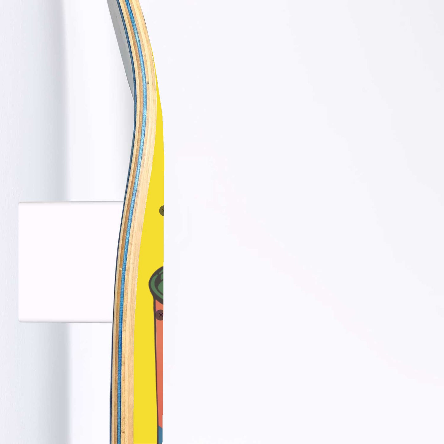 Coloured Retro Campbell Soup, Andy Warhol Inspired 3-piece Skateboard Wall Art