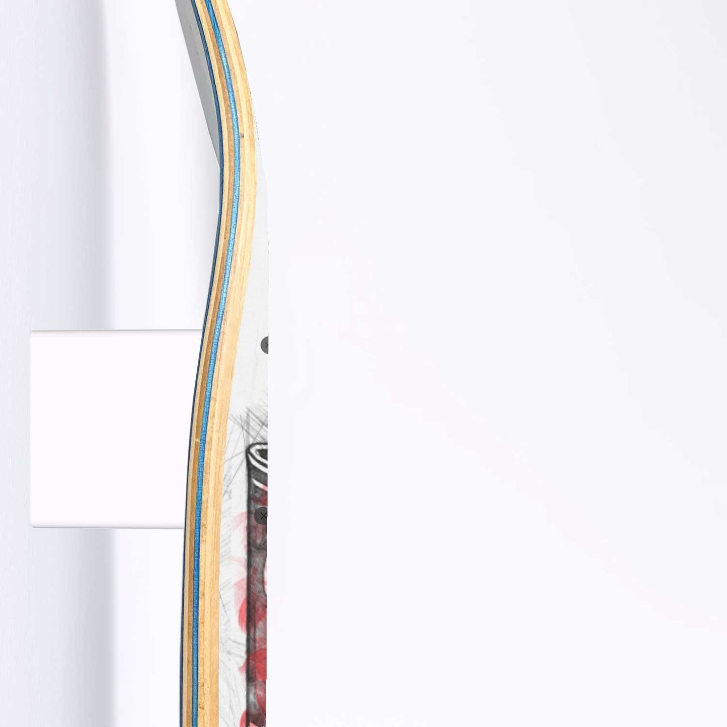 Retro Funky Campbell Soup, Andy Warhol Inspired Skateboard Wall Art