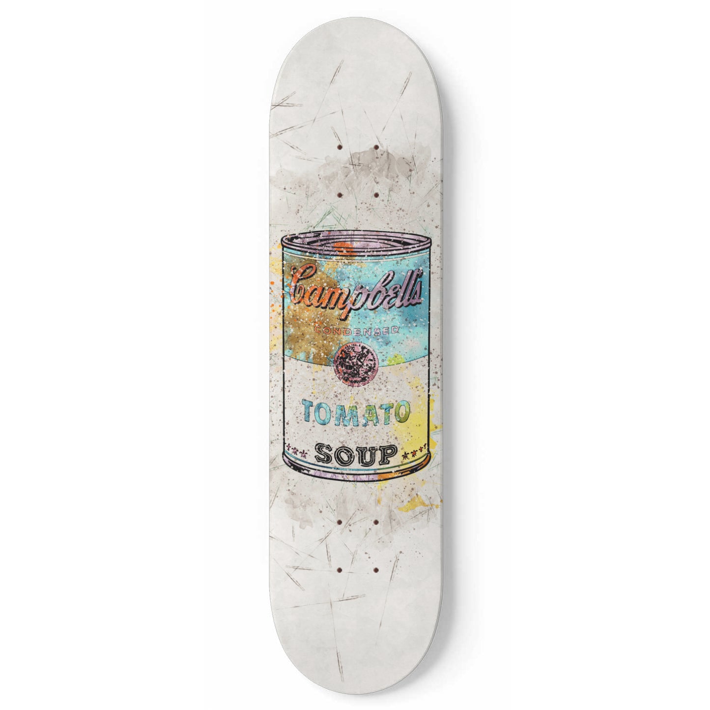 Retro Pop Art Wall Art Funky Campbell Soup Variation 9 | 1-Piece Skateboard Wall Art