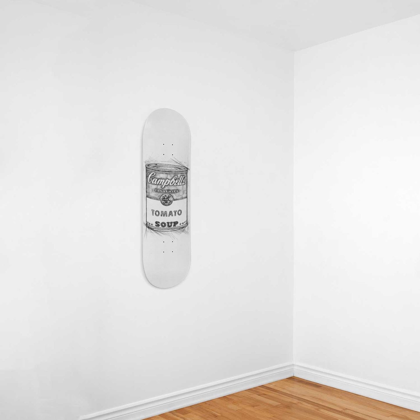 Retro Pop Art Wall Art Funky Campbell Soup 1-Piece Variation 8| Skateboard Wall Art