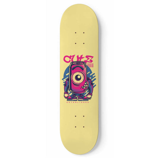 Graffiti - Cute Monster Soda Can Skateboard Wall Art
