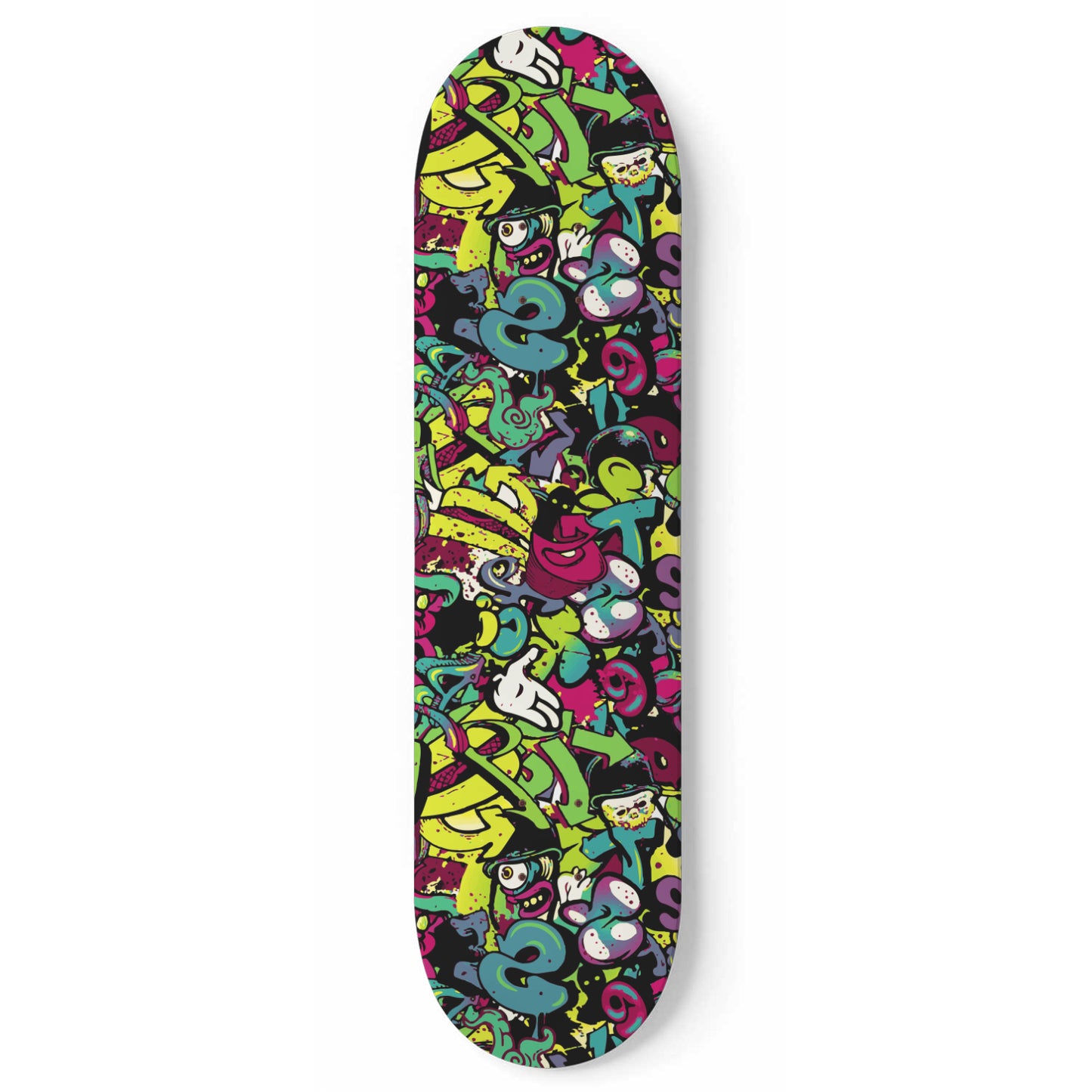Graffiti World 02 Cute 1 piece Skateboard Wall Art