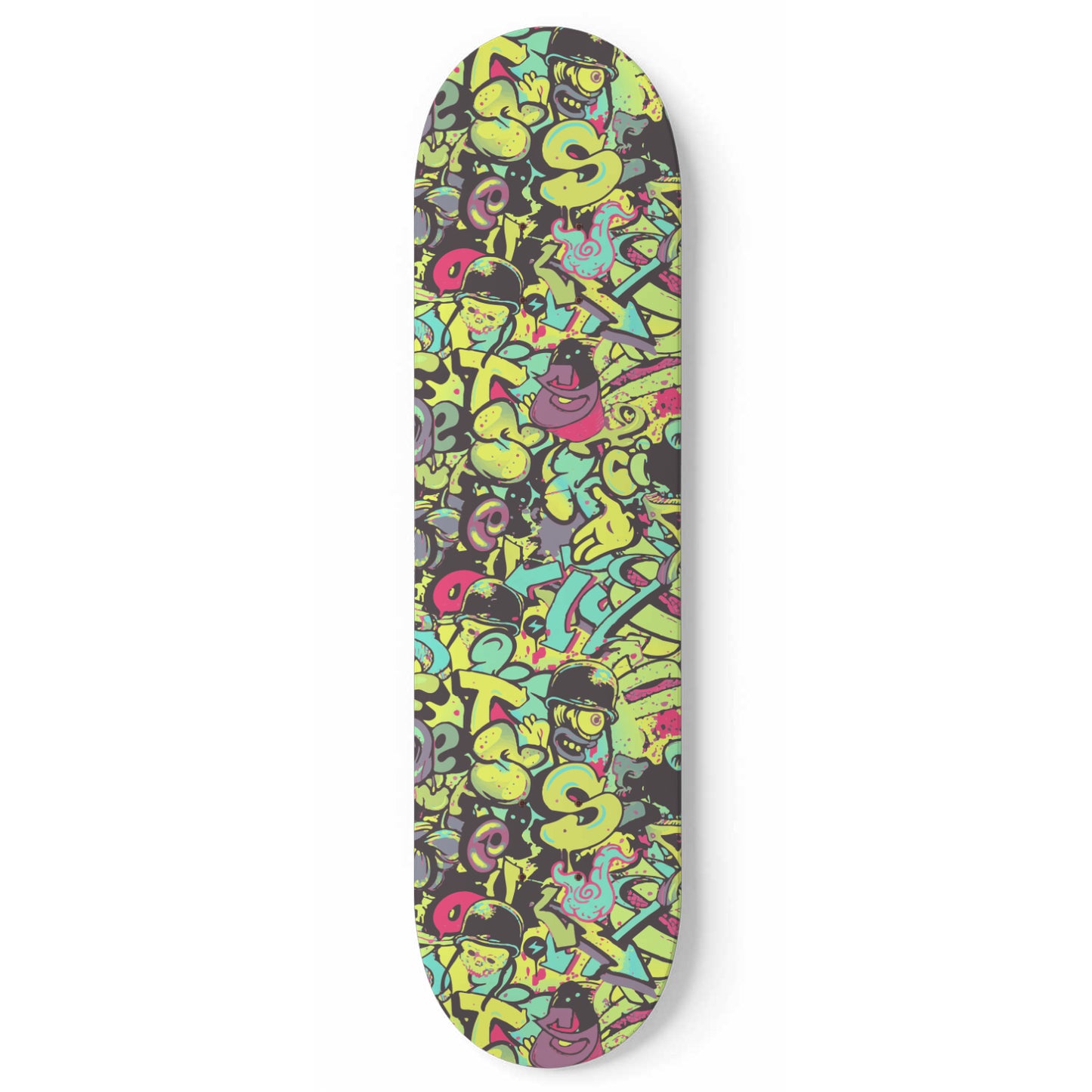 Graffiti - World 06 Cute 1 piece Skateboard Wall Art