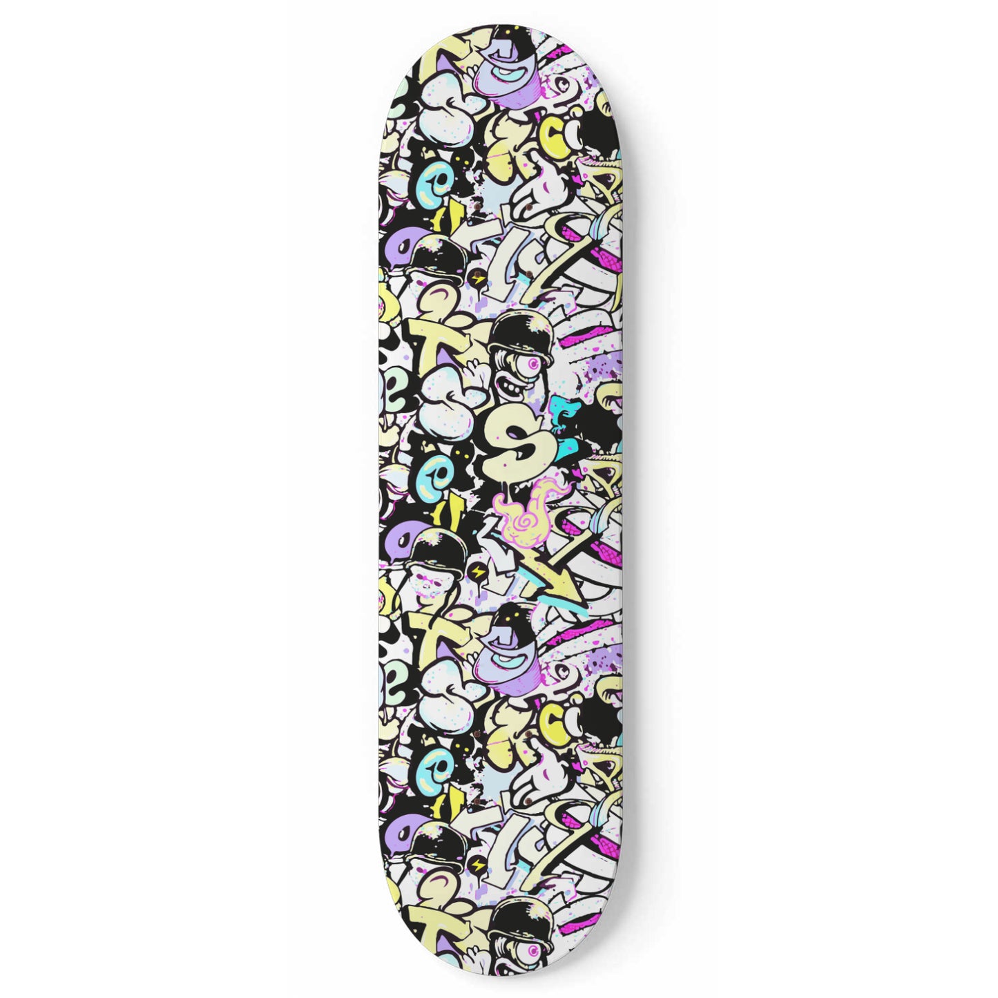 Graffiti World 05 Cute 1 piece Skateboard Wall Art