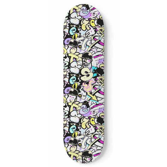 Graffiti World 05 Cute 1 piece Skateboard Wall Art