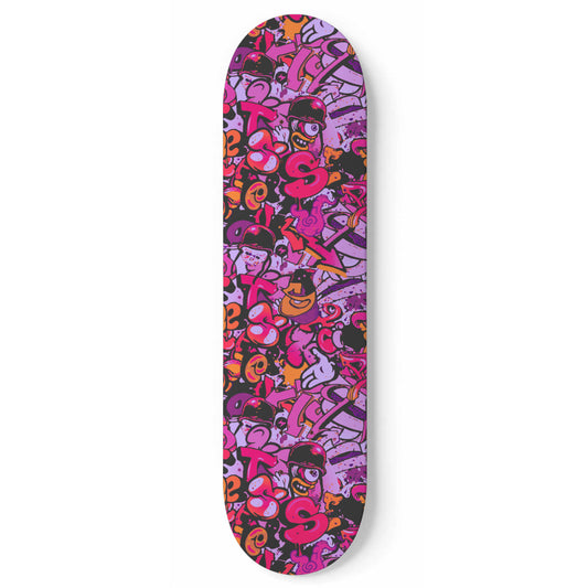 Graffiti - World 04 Cute 1 piece Skateboard Wall Art