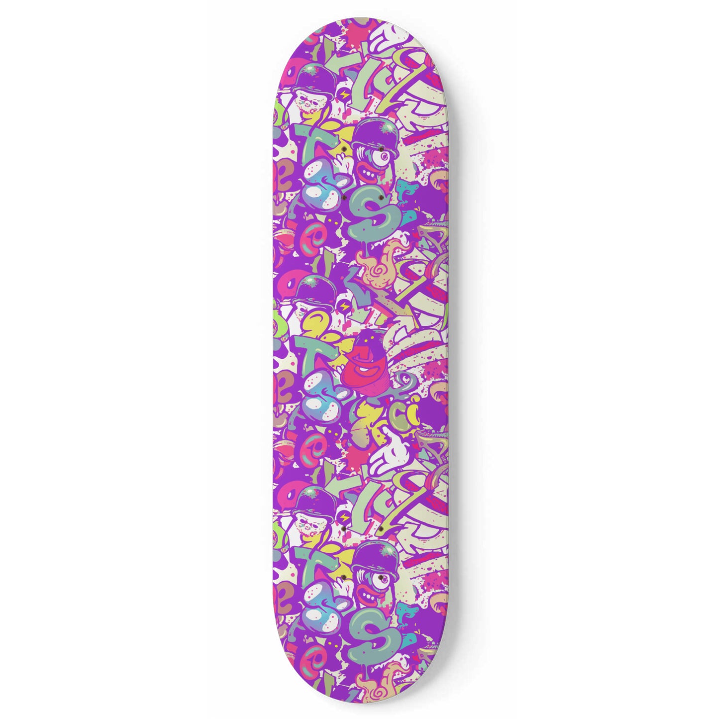 Graffiti World 05 Cute 1 piece Skateboard Wall Art
