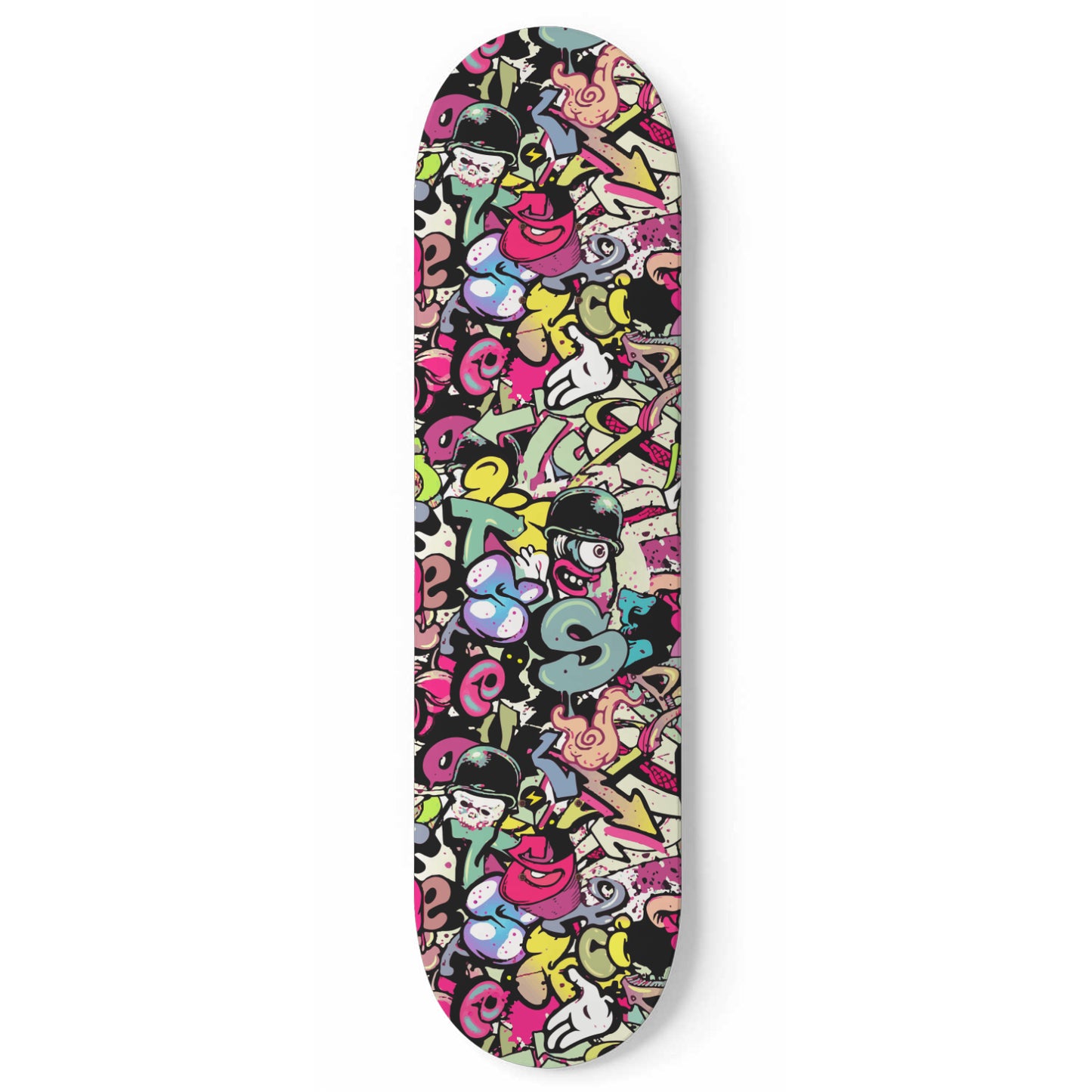 Graffiti - World 04 Cute 1 piece Skateboard Wall Art
