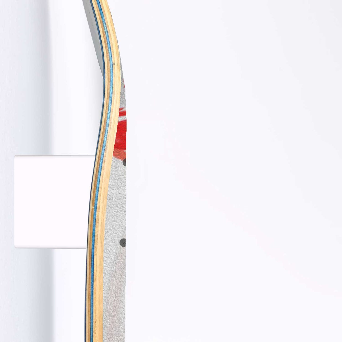 Koi Fish Yin and Yang 3-piece Skateboard Wall Art | Black & White Koi Fish