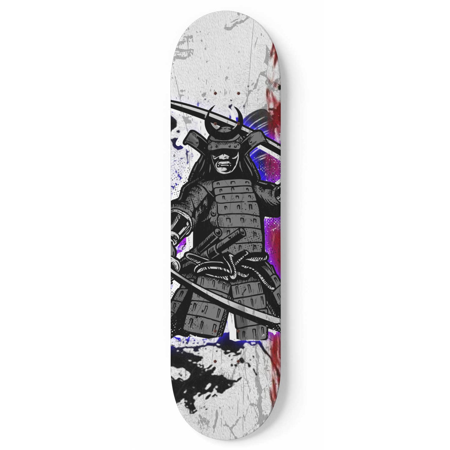 Samurai Graffiti Skateboard Wall Art