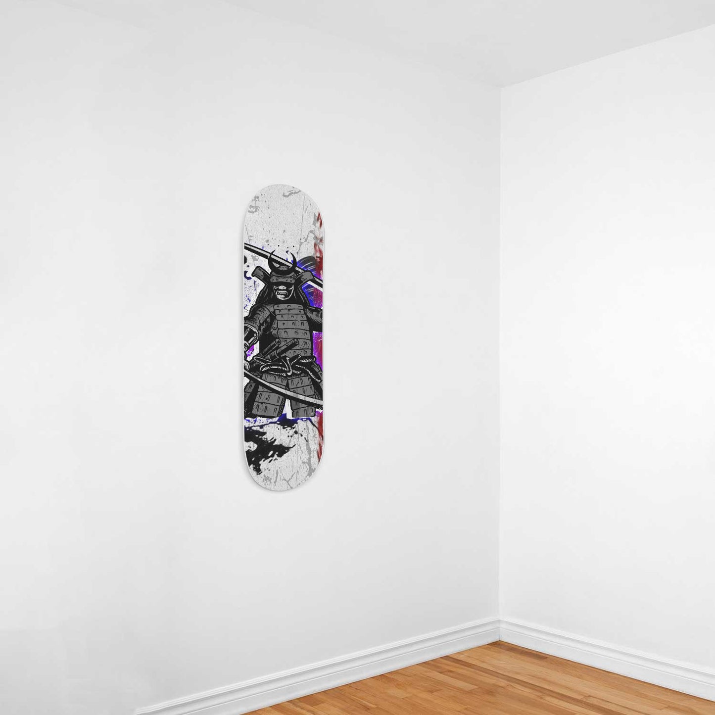 Samurai Graffiti Skateboard Wall Art