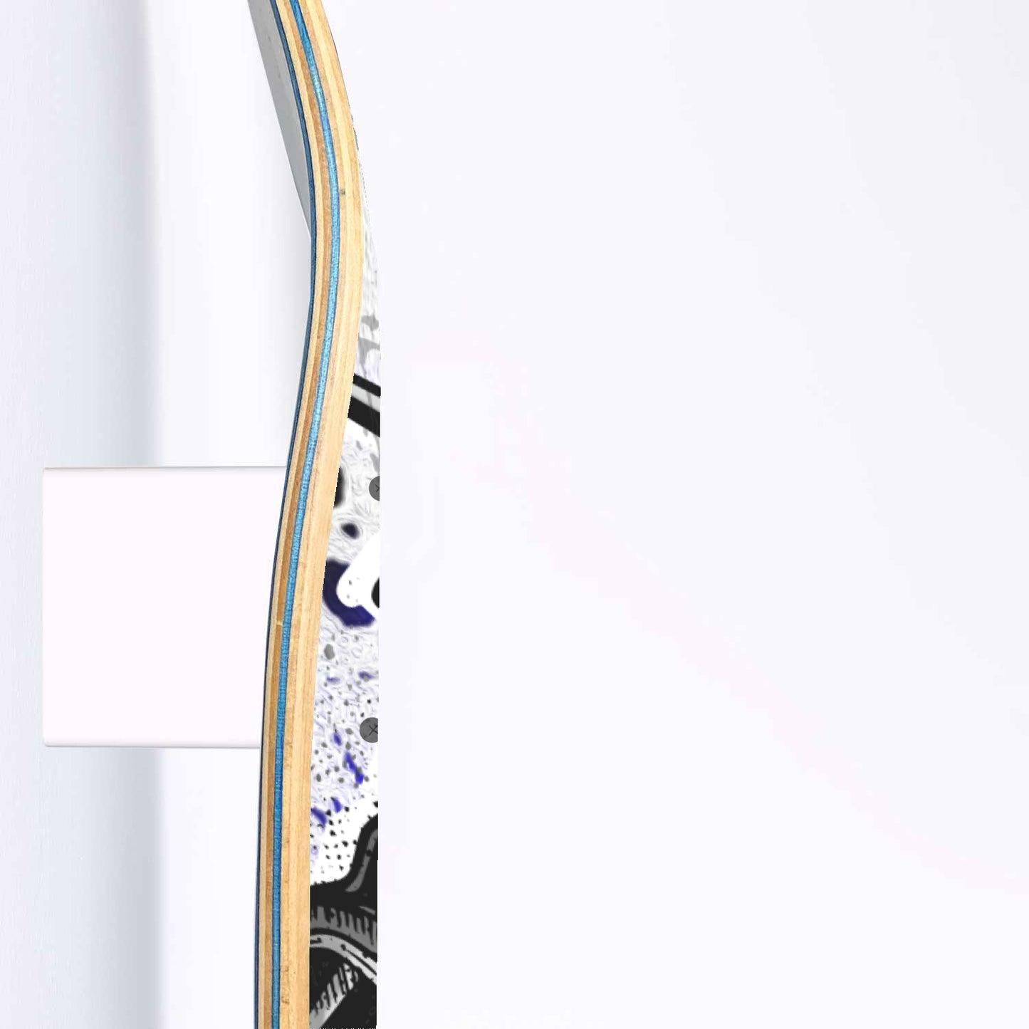 Samurai Graffiti Skateboard Wall Art