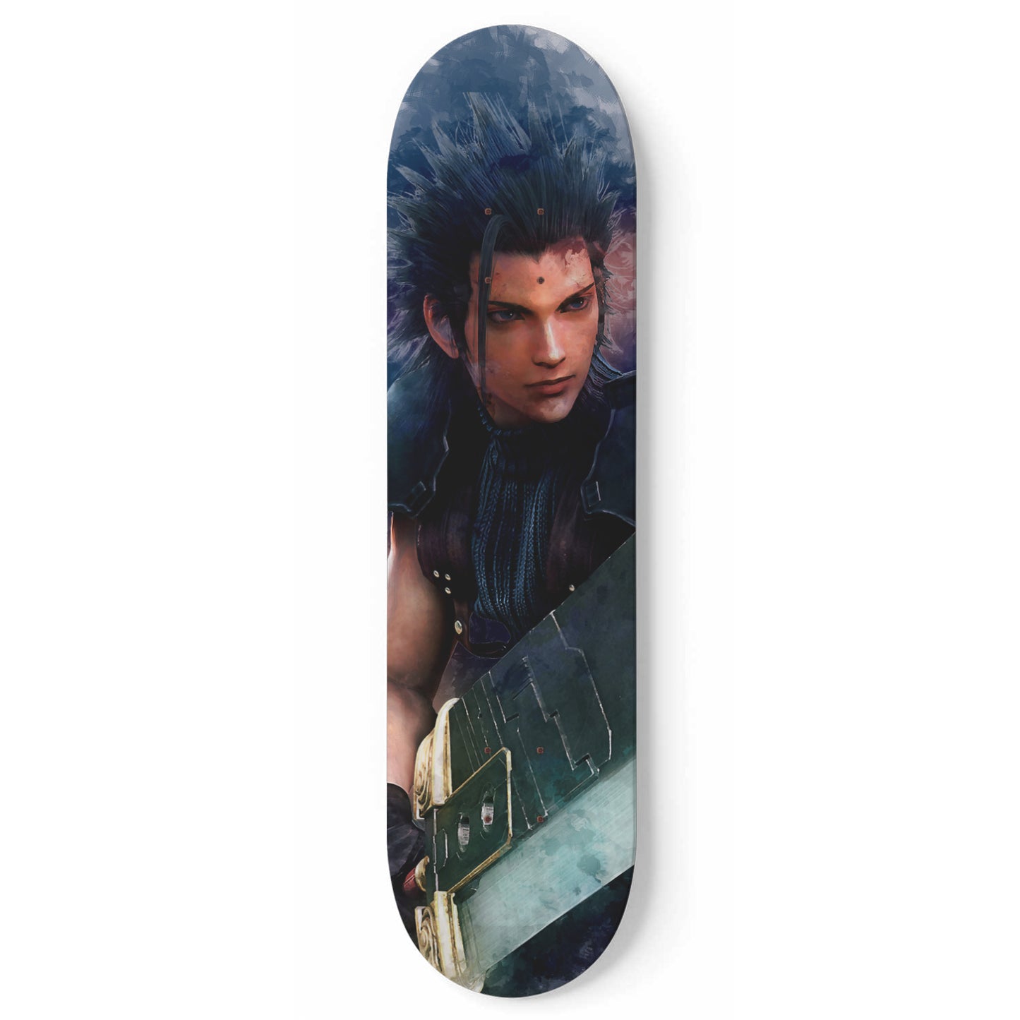 Final Fantasy | Zack Fair Painting Skateboard Wall Art