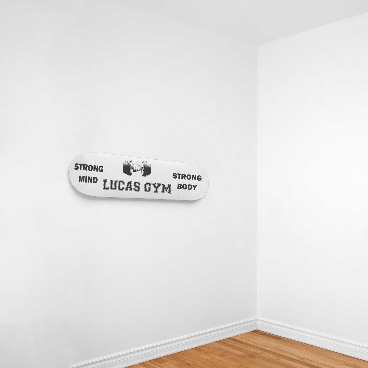 Personalized Gym Wall Decal Home Gym Wall Art Vol. 10 - Skateboard Wall Art