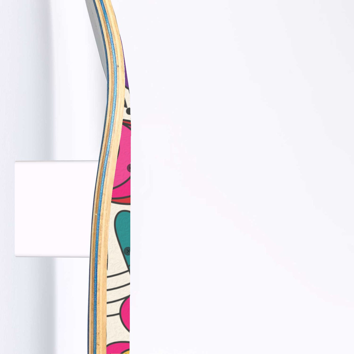 Spring Blooming, Flowers and Leaves | 3 Skateboard Wall Art