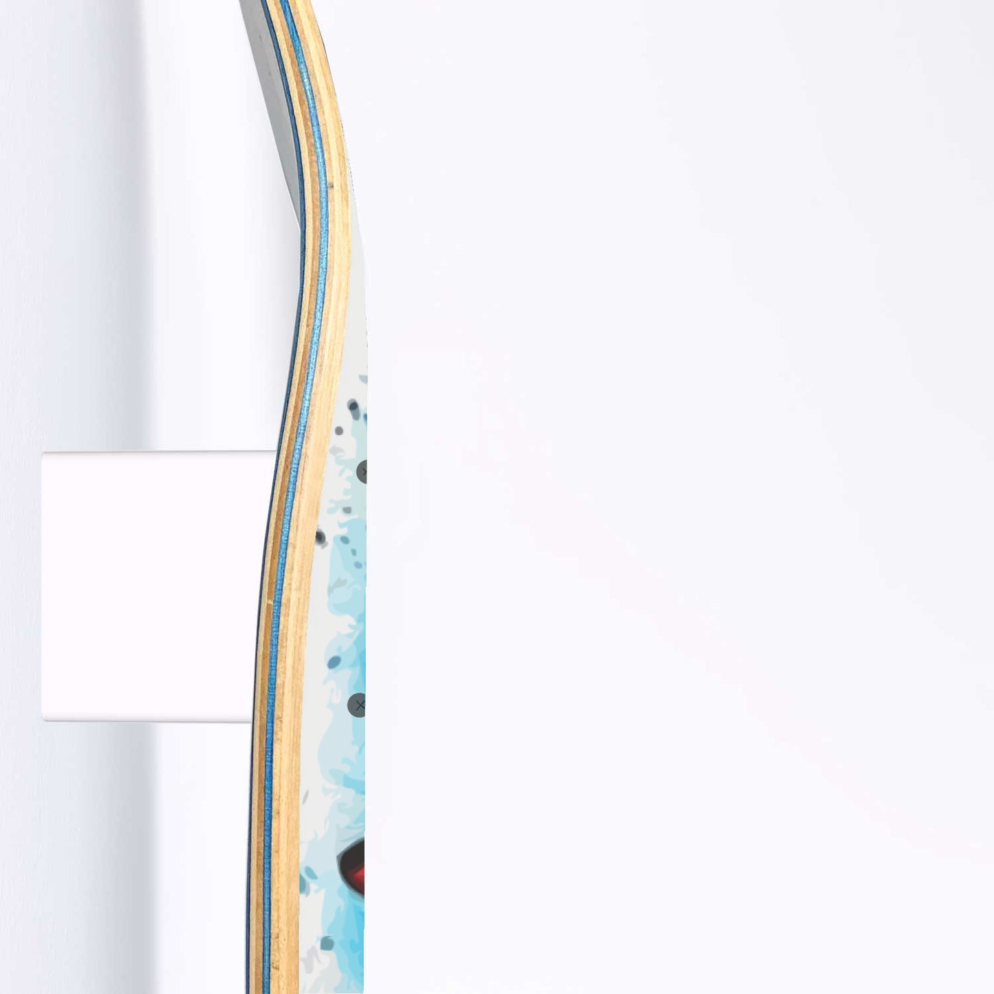 Rainbow Eye Art with Butterflies, 3-piece Skateboard Art