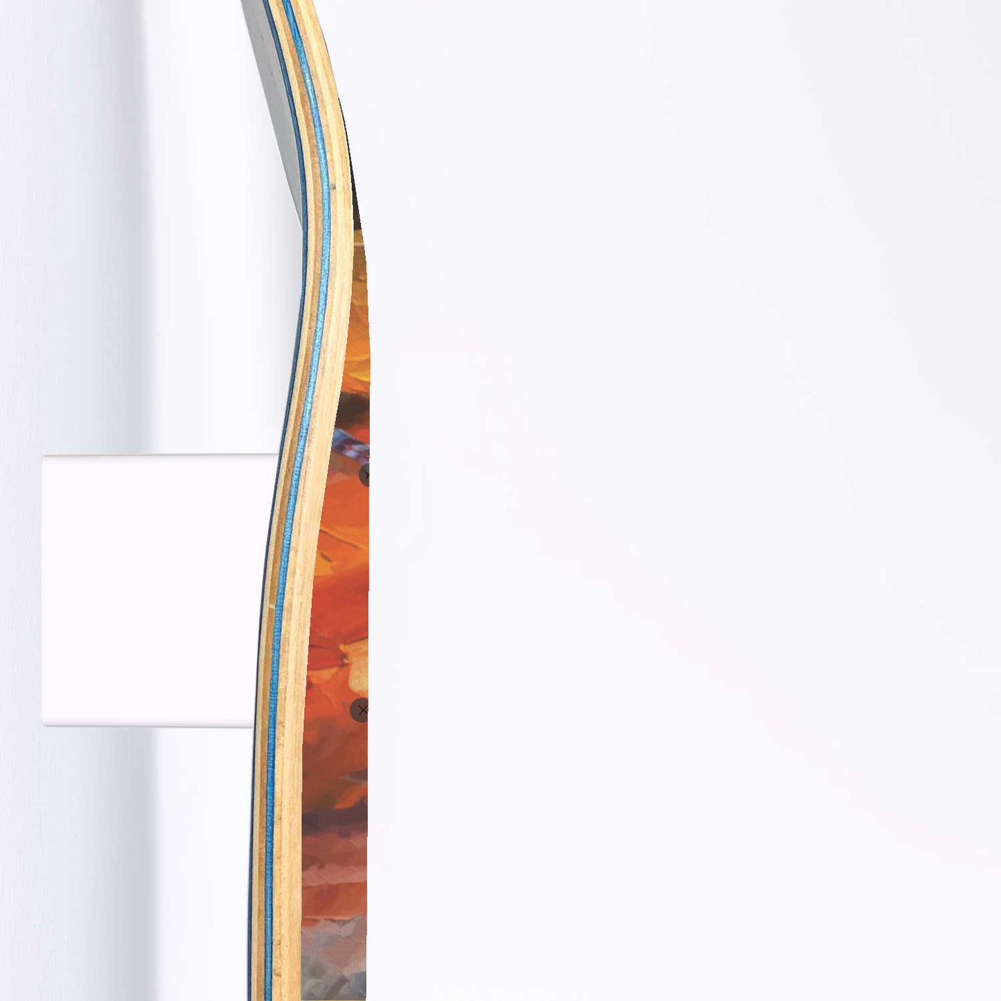 About to rain | Skateboard Deck Wall Art