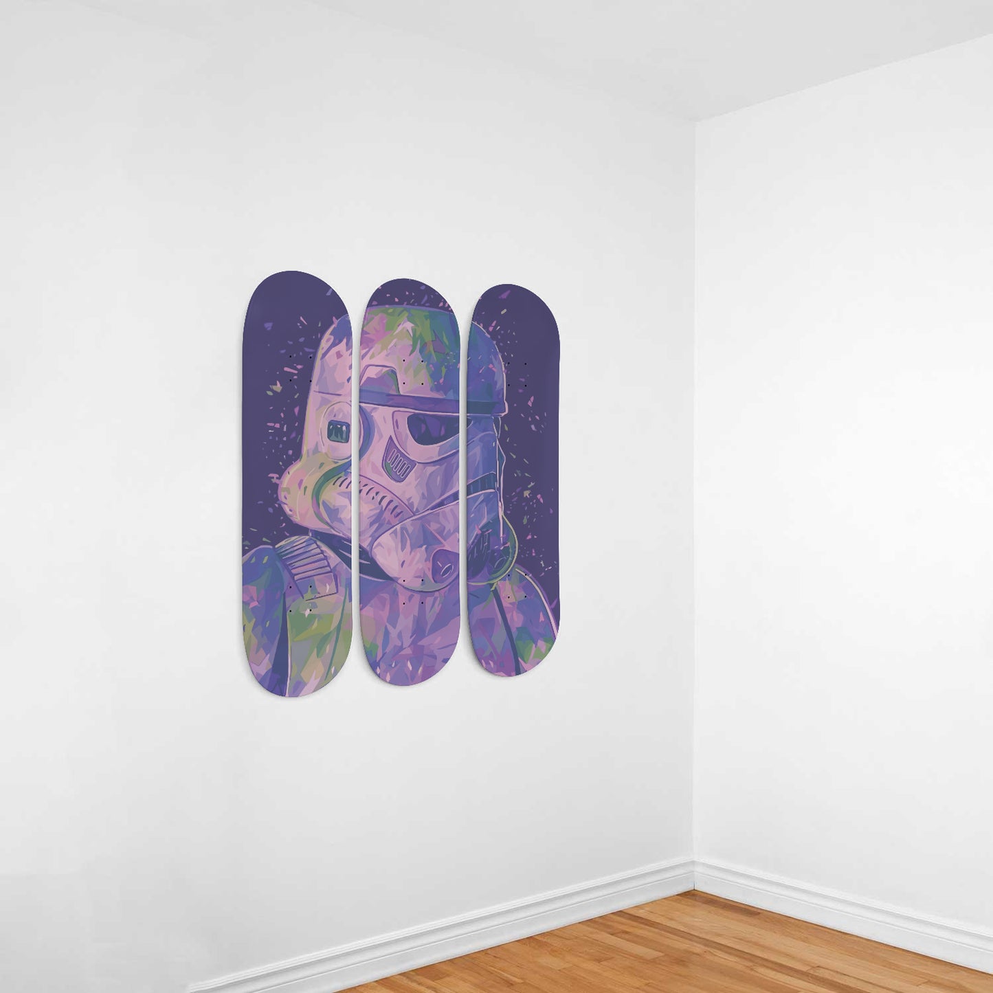 Star Wars - Stormtrooper - 3-piece Skateboard Wall Art