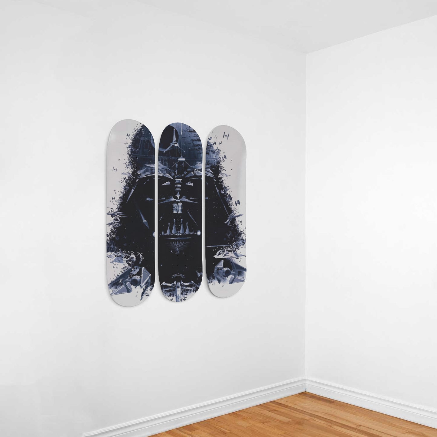 Star Wars - Darth Vader- 3-piece Skateboard Wall Art