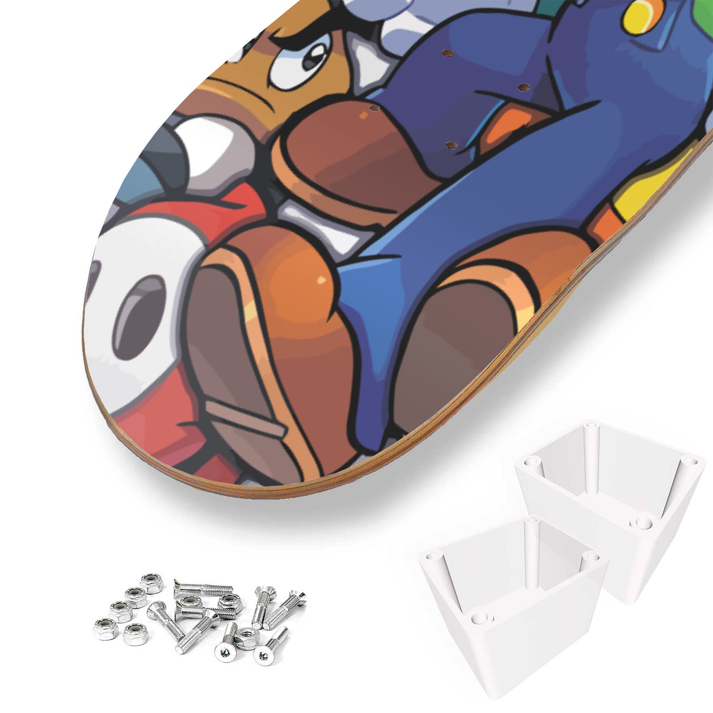 Custom Skateboard Wall Art From Your Own Photo | Personalized 3-Decks Skateboard Wall Art