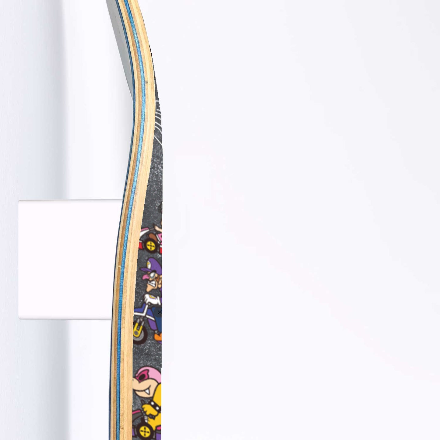 Tiny Kart Game Characters - Skateboard Wall Art