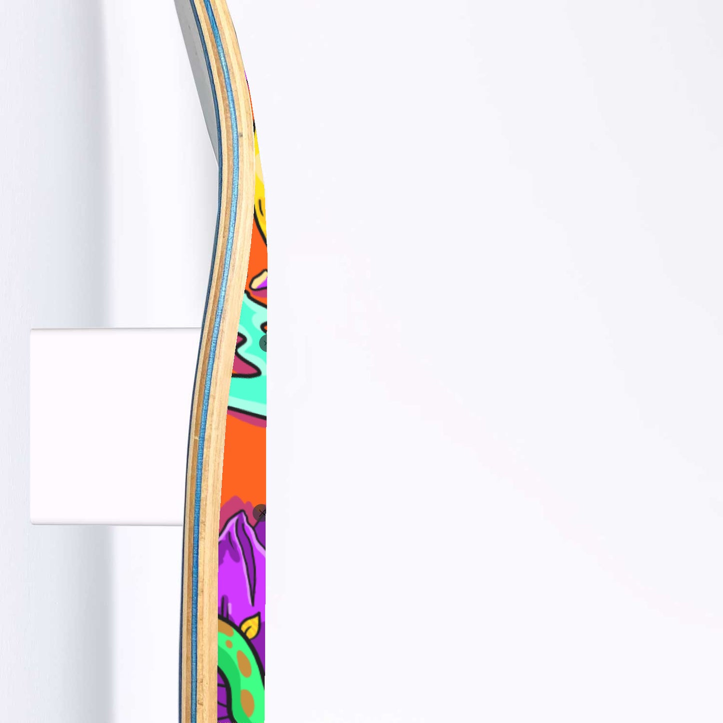 All-Seeing Eye Art - Skateboard Wall Art by PolymorphClub